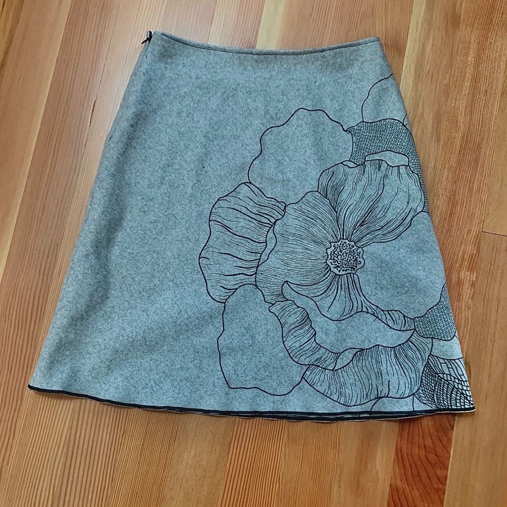 Gorgeous poppy midi skirt